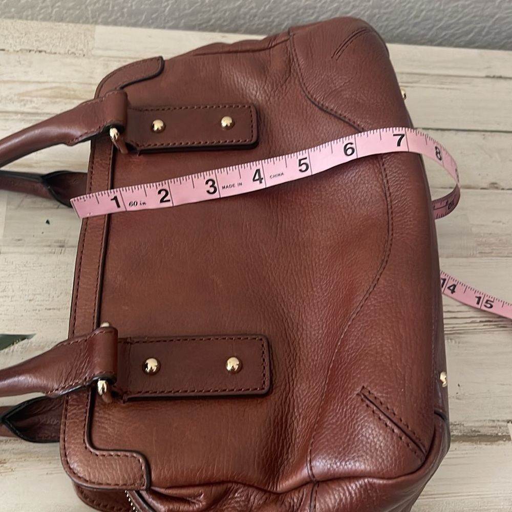 Vintage Kate Spade All Leather Brown Handbag. - Picture 15 of 16